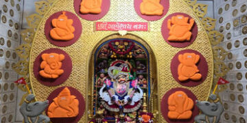 સાળંગપુર ધામમાં ગણેશ મહોત્સવઃ શ્રી કષ્ટભંજન દેવને અષ્ટવિનાયક દેવની થીમનો કરાયો શણગાર | salangpur dha…