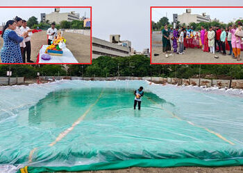 જામનગર પાલિકા દ્વારા ગણેશ વિસર્જન માટે બનાવાયેલા બન્ને વિસર્જનકુંડમાં ગઈકાલે 72 ગણેશજીની મૂર્તિનું વ…