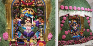 સાળંગપુરમાં શ્રી કષ્ટભંજન દેવ હનુમાનજીના સિંહાસને ધરો અને ગુલાબના ફુલનો શણગાર કરાયો | Shri Kashtbhan…