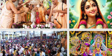 અમદાવાદના હરે કૃષ્ણ મંદિરમાં ‘રાધાષ્ટમી’ની ભવ્ય ઉજવણી, ભક્તો શ્રદ્ધાથી ઝૂમી ઉઠ્યા | Ahmedabad Hare K…