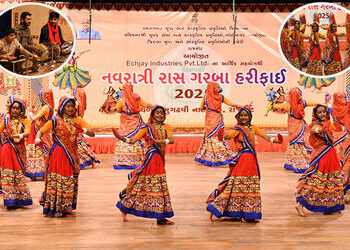 ‘રુડે ગરબે રમે છે, દેવી અંબિકા રે..’ મધુર કંઠે અને શાસ્ત્રીય સંગીતના સૂરે યુવાનો ગરબે ઝુમ્યા | ‘Rude…