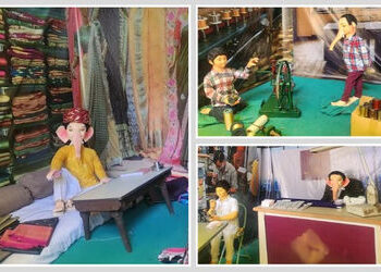 સુરતની ઓળખ સમા ઉદ્યોગોની થીમ પર ગણેશજીની અનોખી પ્રતિમાઓ, મહિધરપુરામાં ગણેશોત્સવ આકર્ષણનું કેન્દ્ર | …