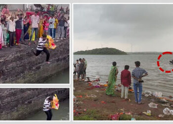 જીવના જોખમે ગણપતિ વિસર્જન: જામનગરમાં તંત્રની અપીલ છતાં નાગરિકોની બેદરકારી યથાવત | Ganpati Visarjan J…