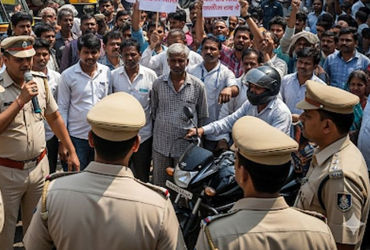 ‘પહેલા ખાડા દૂર કરો’, રાજકોટમાં હેલ્મેટ માટે પોલીસ સ્પેશિયલ ડ્રાઈવ સામે લોકોમાં રોષ | Rajkot Helmet …