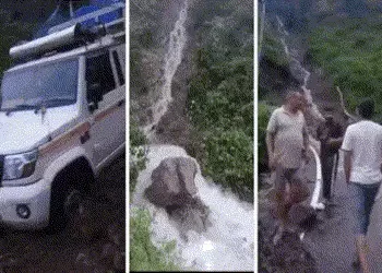 VIDEO: હિમાચલના બિલાસપુરમાં આભ ફાટ્યું, અનેક વાહનો કાટમાળમાં દટાયા, માર્ગો ધોવાયા | video himachal b…