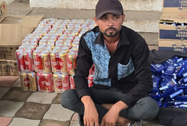 એમપીથી નંદેસરી ડિલિવરી નિમેટા પાસે બીયરનો જથ્થો ભરેલી કાર સાથે બે શખ્સોની ધરપકડ | two arrested with …