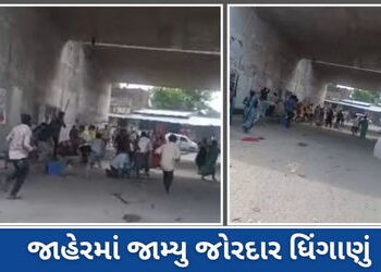 બનાસકાંઠાનાં થરામાં બે જૂથ વચ્ચે જાહેરમાં મારામારી, 10થી વધુ લોકો ઈજાગ્રસ્ત | Public Brawl in Thara …