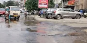 ગોત્રી અને અટલાદરામાં પીવાના પાણીની લાઈનમાં ભંગાણથી પાણીનો વેડફાટ | Flooding of water due to rupture…