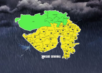 નવરાત્રિના પહેલા નોરતે વરસાદનું વિઘ્ન, ગુજરાતમાં 6 દિવસની હવામાન વિભાગની આગાહી | Light to moderate r…