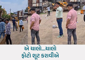‘આ તો ચીટિંગ છે…’ આમોદ પાલિકાના પ્રમુખ અને ચીફ ઓફિસરનું સફાઈનું નાટક, વીડિયો વાઇરલ | Amod Municipa…