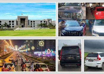નવરાત્રીમાં કાળા કાચ અને નંબર પ્લેટ વિનાની ગાડીઓ સામે કાર્યવાહી કરવાનો હાઈકોર્ટનો આદેશ | Gujarat Hig…