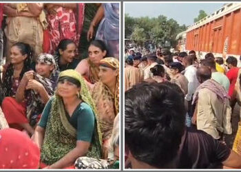 મહેસાણાના સામેત્રામાં પેપર મિલના પ્રદૂષણથી લોકો ત્રાહિમામ, બહુચરાજી હાઈવે પર કર્યો ચક્કાજામ | Protes…