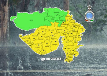 પહેલા નોરતે જ હળવાથી મધ્યમ વરસાદની આગાહી, 4 જિલ્લા સિવાય સમગ્ર ગુજરાતમાં ઍલર્ટ | Rain Forecast in Gu…