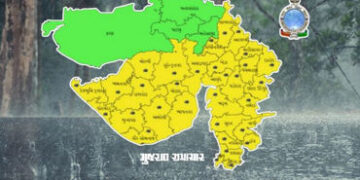 પહેલા નોરતે જ હળવાથી મધ્યમ વરસાદની આગાહી, 4 જિલ્લા સિવાય સમગ્ર ગુજરાતમાં ઍલર્ટ | Rain Forecast in Gu…