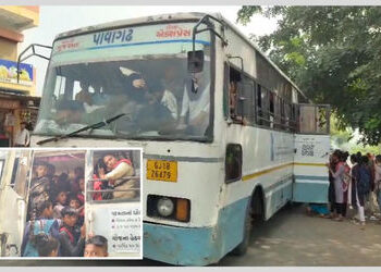 VIDEO: ગોધરા-છોગાળા રૂટની ST બસમાં 52ની ક્ષમતા સામે 170 મુસાફરો, દિવસમાં એક જ બસ આવતી હોવાથી હાલાકી …