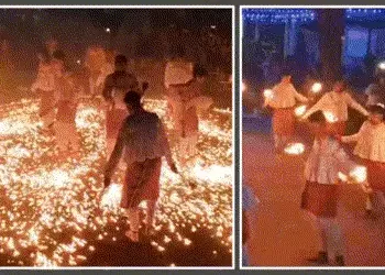 અંગારા પર ગરબે ઘૂમ્યા યુવાનો: જામનગરમાં ‘મશાલ રાસ’ રમી નવરાત્રિની અનોખી ઉજવણી | Navratri 2025: Patel…
