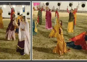 રાજકોટમાં શૌર્ય અને શક્તિથી માતાજીની આરાધના, ક્ષત્રિયાણીઓ જીપ અને બાઈક પર સવાર થઈને તલવાર રાસ રમી | …
