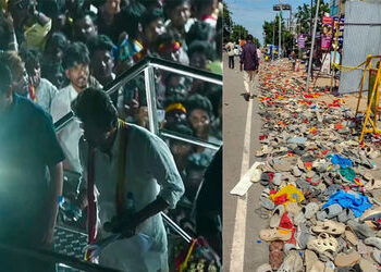 કરુર રેલીમાં ધક્કા-મુક્કી બદલ અભિનેતા વિજય સામે એફઆઇઆર
