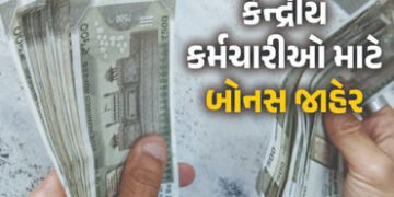 કેન્દ્રીય કર્મચારીઓને દશેરાની ભેટ, સરકારે જાહેર કર્યું 30 દિવસનું બોનસ