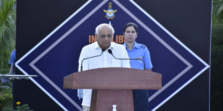 મુખ્યમંત્રીની ઉપસ્થિતિમાં ગાંધીનગરના સાઉથ વેસ્ટર્ન એર કમાન્ડ ખાતે ભારતીય વાયુ સેનાની ૯૩મી વર્ષગાંઠની…