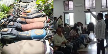 જામનગરના પોલીસ સ્ટેશનોમાં ભંગાર થઈ ગયેલા વાહનોની હરાજી કરાઈ, રૂ. 50.55 લાખની આવક થઈ | Auction of wre…