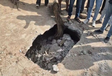 ગણપતિ ફાટસર રોડ પર 1 જ વર્ષમાં 5 ફૂટનું ગાબડું | 5 feet gap on Ganpati Fatsar Road in just 1 year