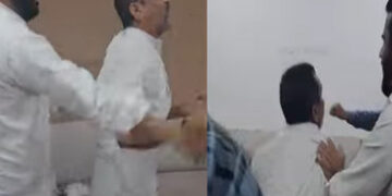 VIDEO: સુરત ભાજપ કાર્યાલયમાં કાર્યકર્તાઓ વચ્ચે છુટા હાથની મારામારી | Uncontrolled brawl between work…