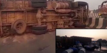 આણંદ હાઇવે પર ટ્રિપલ અકસ્માતઃ એકનું ઘટનાસ્થળે મોત, અન્ય બે વાહનોના ડ્રાઇવર ફરાર | triple accident on…