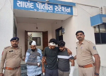 અમદાવાદ: સાણંદમાં જમીન વિવાદમાં યુવકની હત્યા, ત્રણ આરોપીની ધરપકડ | Three held for kill over land dis…