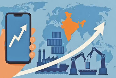 એપ્રિલ-સપ્ટેમ્બરમાં મોબાઈલ ફોનની નિકાસમાં 60 ટકા વધારો | Mobile phone exports increase by 60 percent…