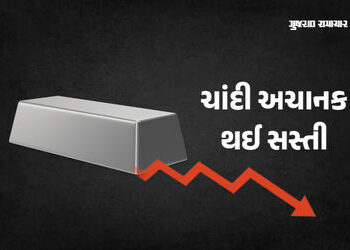 ચાંદીના ભાવમાં અચાનક મોટો ઘટાડો, 8000 રૂપિયા થઈ સસ્તી, જાણો 24 કેરેટ ગોલ્ડનો ભાવ | silver price drop…