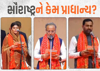 વિસાવદરવાળી ટાળવાનો પ્રયાસ?: નવા મંત્રીમંડળમાં સૌરાષ્ટ્રનું કદ વધ્યું, 5ને બદલે 8 ધારાસભ્યોને મંત્રી…