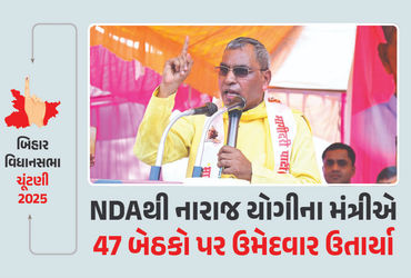 NDAમાં ખેંચતાણ : ભાજપની નીતિથી યોગીના મંત્રી નારાજ થયા, 153માંથી 47 બેઠકો પર ઉમેદવાર ઉતાર્યા | Bihar…