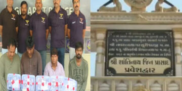 અમદાવાદ: પાલડીના જૈન દેરાસરમાં 1.64 કરોડની ચાંદીના આભૂષણોની ચોરી, પૂજારી સહિત 5 ઝડપાયા | Silver wort…