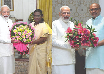 દિવાળીની શુભકામના : PM મોદીએ રાષ્ટ્રપતિ દ્રૌપદી મુર્મૂ અને ઉપરાષ્ટ્રપતિ સાથે કરી મુલાકાત | PM Modi C…