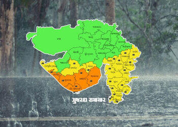 ગુજરાતમાં ભારેથી અતિભારે વરસાદની આગાહી, ભારે પવન પણ ફૂંકાશે, આવતીકાલે 20 જિલ્લામાં ઍલર્ટ | Heavy rai…