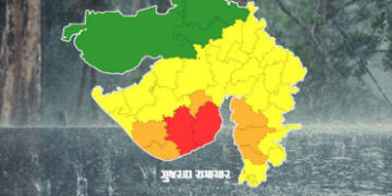 ગુજરાતમાં હજુ 6 દિવસ માવઠાની આગાહી, આજે અમરેલી-ભાવનગરમાં રેડ ઍલર્ટ | Heavy rain forecast for Gujarat…