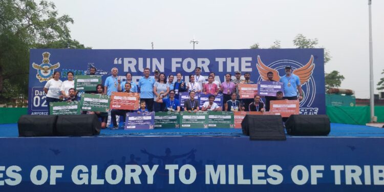 ફ્લાઇંગ ઓફિસર નિર્મલજીતસિંહ શેખોન પીવીસીને શ્રદ્ધાંજલિ સ્વરૂપે પ્રથમવાર મેરેથોનનું કરાયું આયોજન