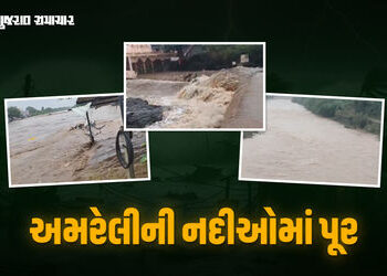 અમરેલીમાં અનરાધાર વરસાદ: ધોળાદ્રી નદીમાં આધેડ તણાયો, તાતણિયામાં પૂર આવતા ખોડિયાર મંદિરમાં પાણી ઘૂસ્ય…