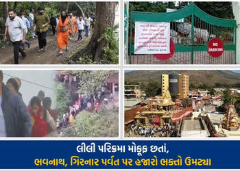 ગિરનાર લીલી પરિક્રમા મોકૂફ, પણ ‘જય ગિરનારી’ના નાદ સાથે પ્રતિકાત્મક પરિક્રમાનો પ્રારંભ | girnar lili …
