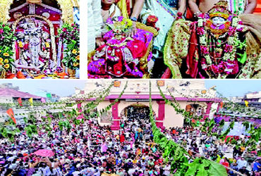 ડાકોર મંદિરમાં બનાવેલા 12 કુંજમાં તુલસી વિવાહની ધામધૂમથી ઉજવણી | Tulsi marriage celebrated with pomp…