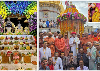 વડતાલમાં યોજાયો પાટોત્સવ, 201 વર્ષ પહેલા મંદિરમાં શ્રી હરીએ કરી હતી આદિદેવોની સ્થાપના | Vadtal Dham …