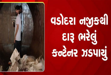 વાસદ ટોલનાકા પાસે રૂા. 58.96 લાખનો દારૂ ભરેલું કન્ટેનર ઝડપાયું | Container filled with liquor worth …