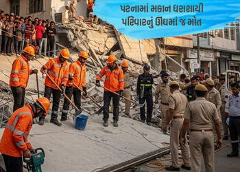 પટણામાં મોટી દુર્ઘટના, મકાનની છત ધરાશાયી, એક જ પરિવારના 5 સભ્યોને કાળ ભરખી ગયો | Bihar: Parents Thre…