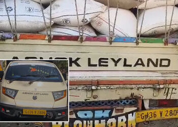 પંચમહાલમાં સરકારી અનાજ કૌભાંડનો પર્દાફાશ: ચોખા ભરેલો ટેમ્પો ઝડપાયો, અનાજ માફીયાઓમાં ફફડાટ | panchmah…