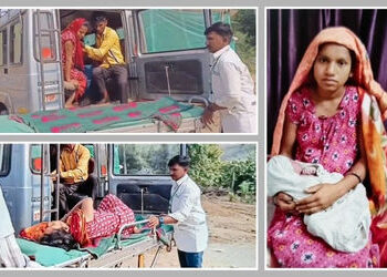 છોટાઉદેપુરમાં સગર્ભાને કાચા રસ્તે ઝોળીમાં ડિલિવરી! નેતાઓની ‘ખાતમુહૂર્ત’ની રાહમાં માતા-બાળકનો જીવ જોખ…