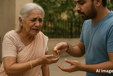 અમદાવાદઃ વેજલપુરમાં 76 વર્ષીય વૃદ્ધાને ‘ભૂવા’એ મંદિર બહાર છેતર્યા, વાતોમાં ઉલઝાવી સોનાની બંગડી લઈ ફર…