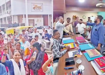 કરમસદ-આણંદ મનપામાં ગટરના પ્રશ્નો મામલે નાગરિકોનો હલ્લાબોલ | Citizens’ uproar over sewage issues in K…