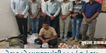 સાબરકાંઠા: ઈડરમાં ‘સફેદ’ દૂધનો ‘કાળો’ કારોબાર: 200 લિટર બનાવટી દૂધ સાથે એક ઝડપાયો | sabarkantha idar…