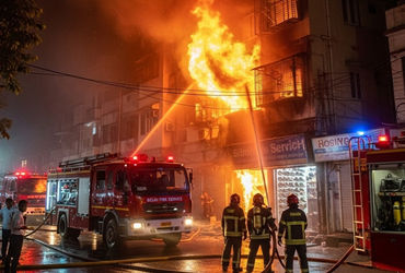 દિલ્હીના સંગમ વિહારમાં ચાર માળના મકાનમાં આગ લાગતા 4 લોકોના મોત, 1 ઈજાગ્રસ્ત | 4 people died 1 injure…